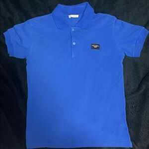 Dolce&Gabbana Piqué polo-shirt with logo tag